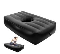 Lit BBL, 77x44x17 Pouces ergonomiques gonflables Chaise BBL avec Trou pour Cul, Confort pour intérieur, extérieur, randonnée en Camping