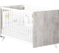 Lit bébé - 120 x 60 cm - Babyprice Scandi gris - En bois