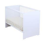 Lit bébé 120x60 avec têtes de lit panneaux - first blanc 60X120