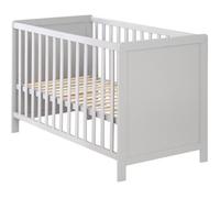 Roba Lit cododo 60 x 120 cm – réglable, 5 barreaux amovibles, sommier à lattes inclus – Gris