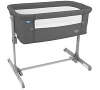 IB-Style Aluna 3-en-1 Berceau co-Dodo, lit de bébé, lit d'appoint, Matelas Moelleux, réglable en Hauteur sur 5 Niveaux, lit de Voyage avec Sac, Fonction balancelle, moustiquaire - Gris foncé