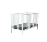 Lit bébé - 60 x 120 cm - WEBABY - ONE - Blanc