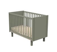 SAUTHON - Chambre Eleonore Kaki : lit, commode