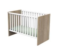 SAUTHON - Chambre Nova blanc lin : lit, commode, armoire