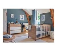 Lit bébé 70x140 cm - bois Gris G