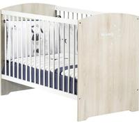 Lit bébé a barreaux - 120 x 60 cm - Babyprice Smile - Hetre