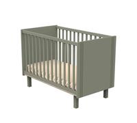 Lit bébé à barreaux - eleonore vert 60X120