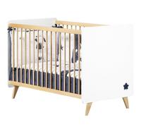 Lit bébé à barreaux - oslo blanc 60X120