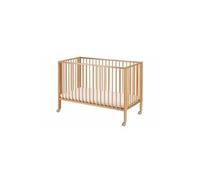 tiSsi® Lit à barreaux bois 60x120 cm naturel