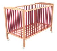 Lit En Bois 60x120 Cm Arthur Hybride Fuchsia - Combelle
