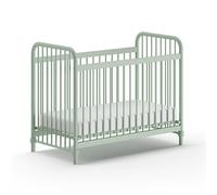 Vipack Lit bébé Bronxx Mat Olive 60x120 cm Vert olive