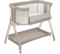 Lit Bébé Cododo avec Matelas - Berceau Co-Sleeping Hauteur et Inclinaison Réglables 4 Roues Blocables Fixation Sécurisée 9 kg