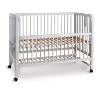 Lit Bébé Cododo Évolutif Hajo En Bois Blanc 60X120