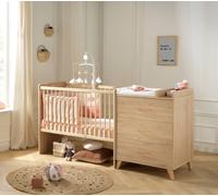 Lit Bébé Combiné 120x60 Évolutif En 90x190 Arty - Arty Marron 60X120