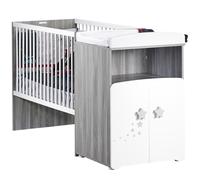 Lit combiné - 120x60cm - Evolutif en 90x190cm - Babyprice Nao - En bois