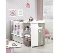 Lit bébé combiné évolutif Smile chêne Silex Chêne G