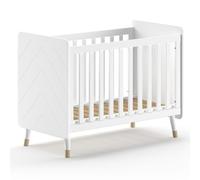 Lit Bébé Design "Billy" 60x120cm Blanc