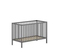 Lit Bébé Dino 60x120 Cm Anthracite