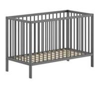 Lit Bébé Dino 60x120 Cm Anthracite