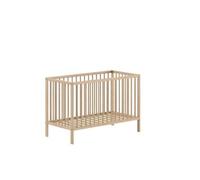 Lit Bébé Dino 60x120 Cm Naturel Beige G