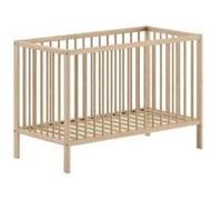 Lit Bébé Dino 60x120 Cm Naturel Beige G