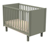 Sauthon Lit bébé à barreaux Eleonore vert 60X120