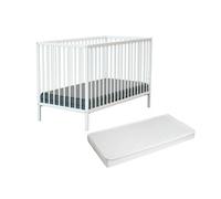 - Lit bébé en bois avec matelas