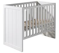 Vipack Lit Barreaux Pin Massif Laqu Blanc Erik 60