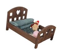 Lit bébé en bois pour nouveau-né - Photographie vintage - Lit posant miniature - Accessoires pour nouveau-nés - Séances photo - Meubles pour nourrissons
