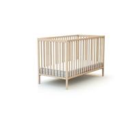AT4 - Lit bébé ESSENTIEL Hêtre brut - Sommier réglable 3 hauteurs