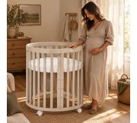 Lit bébé évolutif 7 en 1 Ovale - Agate Cachemire
