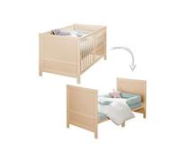 Lit bébé évolutif - 70 x 140 cm - - EASY SLEEP - Bois naturel