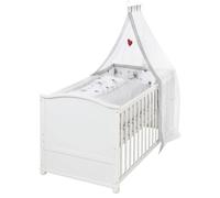 Lit bébé évolutif - 70 x 140 cm - ROBA - ADAM ET EULE - Avec accessoires - Blanc