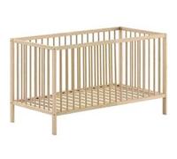 Lit Bébé Evolutif 70x140 en Hêtre Massif Vernis Naturel - ELIOTT - ALTOBUY Bois G