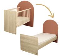 Lit bébé évolutif Arche Terracotta (60 x 120 cm)