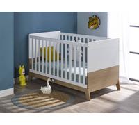 Lit Bébé Évolutif Archipel Blanc & Chêne 70X140