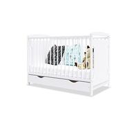 Lit bébé évolutif avec tiroir MARGOT 60x120 cm (matelas non inclus)