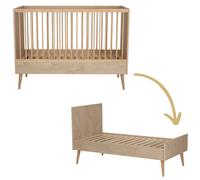 Lit bébé évolutif Cocoon Natural Oak (140 x 70 cm)