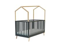 Lit bébé évolutif Confort 70x140 + toit cabane