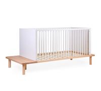 Lit bébé évolutif Evobed écru naturel (70 x 140 cm)