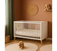 Lit évolutif 140x70 - Little Big Bed en bois blanc