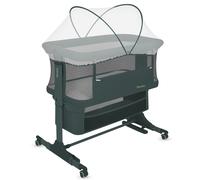 Lit Cododo Berceau 3en1 Jodie Réglable En Hauteur Et Inclinaison Avec Matelas Haute Densité Green Graphite TU