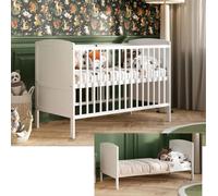 Lit bébé LEO avec matelas 60x120cm - fonctionnalité et confort en même temps