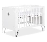 Lit bebe little sky by klups 125 x 86 x 66 cm en chrome 20 pieces de couleur Blanc G