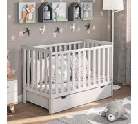 Lit bébé LuLu 120x60 avec tiroir (sans matelas) - Élégance & praticité