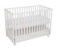 Lit bébé Lux blanc 120x60cm