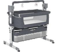Lit bébé, mécanisme de bascule, lit bébé multifonctionnel, matériau métallique, GRIS