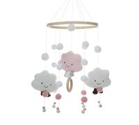 Lit Bébé Mobile Carillon Éolien Hochet Jouet Nouveau-né Pépinière Suspendu Lit Cloche Bébé Lit Jouets Bébé Musical Berceau Mobile Lit Cloche Jouets Ornement En Bois Pour Bébés Filles