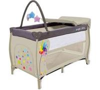Lit bébé parapluie avec arche et table à langer 60x120 Windmill Beige G