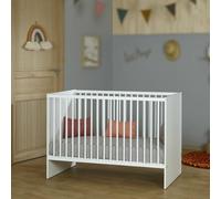 Lit bébé pixi blanc 60X120